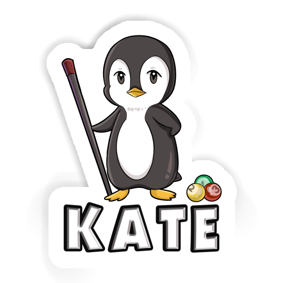 Joueur de billard Autocollant Kate Laptop Joueur de billard Autocollant Kate Laptop Image