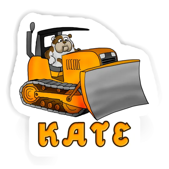 Bulldozer Autocollant Kate Bulldozer Autocollant Kate Image