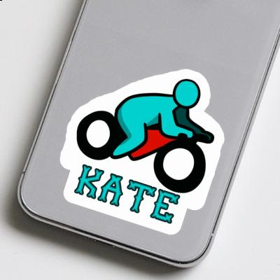 Kate Autocollant Motocycliste Laptop Kate Autocollant Motocycliste Laptop Image