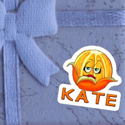 Kate Autocollant Orange Notebook Kate Autocollant Orange Gift package Image