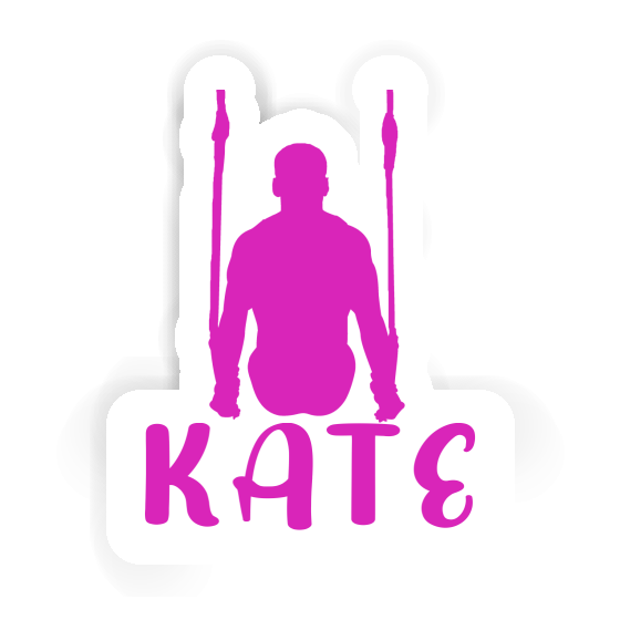 Kate Autocollant Gymnaste aux anneaux Notebook Image