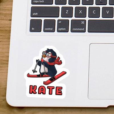 Kate Autocollant Skieuse Notebook Image