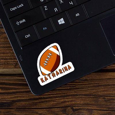 Aufkleber Katharina Rugby Ball Notebook Aufkleber Katharina Rugby Ball Notebook Image