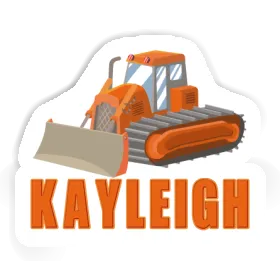 Sticker Kayleigh Excavator Image