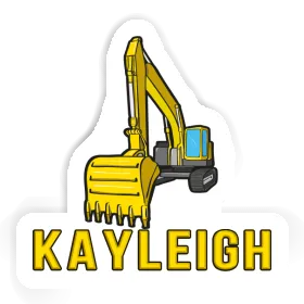 Excavator Sticker Kayleigh Image