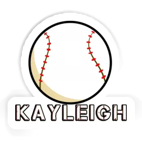 Sticker Baseball Ball Kayleigh Image