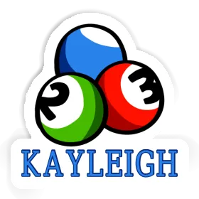 Sticker Kayleigh Billiard Ball Image