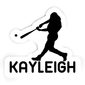 Sticker Baseball Player Kayleigh Image