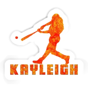 Sticker Baseball Player Kayleigh Image