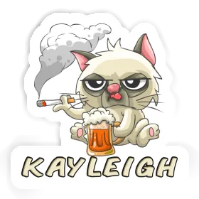 Sticker Smoking Cat Kayleigh Image