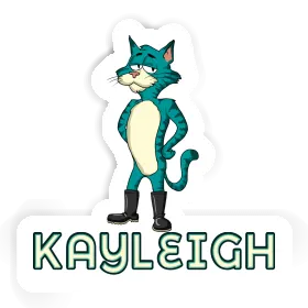 Standing Cat Sticker Kayleigh Image