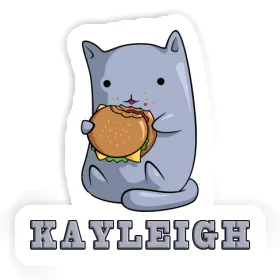 Sticker Hamburger Cat Kayleigh Image