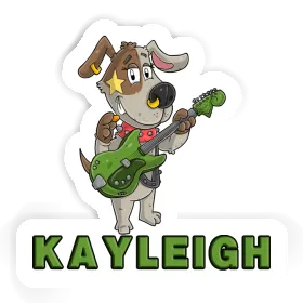 Kayleigh Sticker Guitarist Image