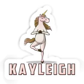 Sticker Kayleigh Yoga Unicorn Image