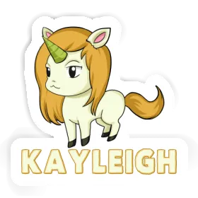 Unicorn Sticker Kayleigh Image