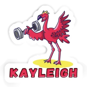 Sticker Weight Lifter Kayleigh Image