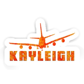 Airplane Sticker Kayleigh Image