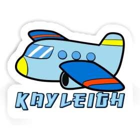 Sticker Flugzeug Kayleigh Image