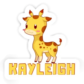 Autocollant Kayleigh Girafe Image