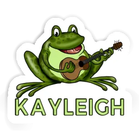 Guitar Frog Sticker Kayleigh Image