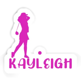 Sticker Kayleigh Golfer Image