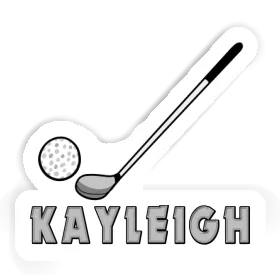 Kayleigh Sticker Golf Club Image