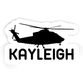 Kayleigh Sticker Helicopter Image