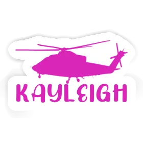 Sticker Helicopter Kayleigh Image