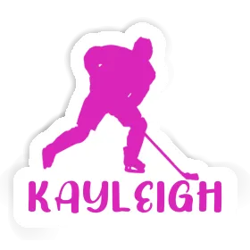 Joueuse de hockey Autocollant Kayleigh Image