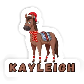 Kayleigh Sticker Christmas Horse Image