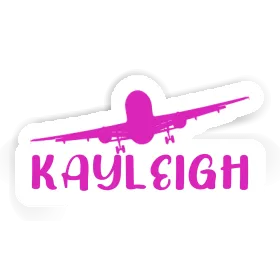 Sticker Kayleigh Airplane Image