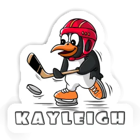 Ice Hockey Penguin Sticker Kayleigh Image