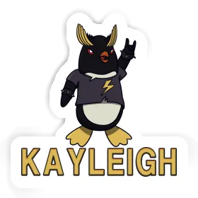 Rocking Penguin Sticker Kayleigh Image