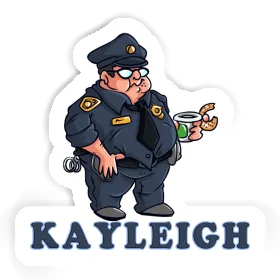 Police Officer Sticker Kayleigh Image