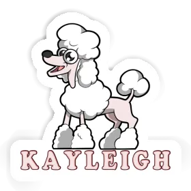 Kayleigh Autocollant Caniche Image