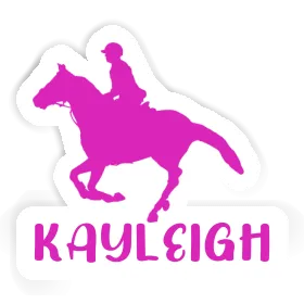 Horse Rider Sticker Kayleigh Image