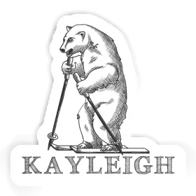 Skier Sticker Kayleigh Image