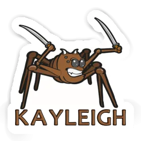 Sticker Kayleigh Fighting Spider Image