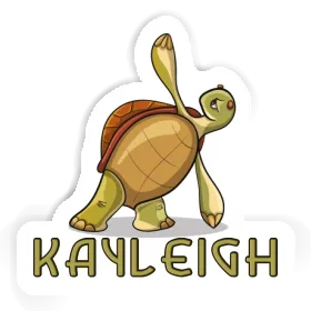 Sticker Yoga Turtle Kayleigh Image