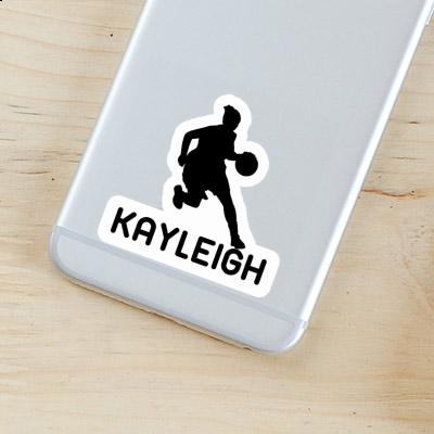 Basketball Player Sticker Kayleigh Laptop Image