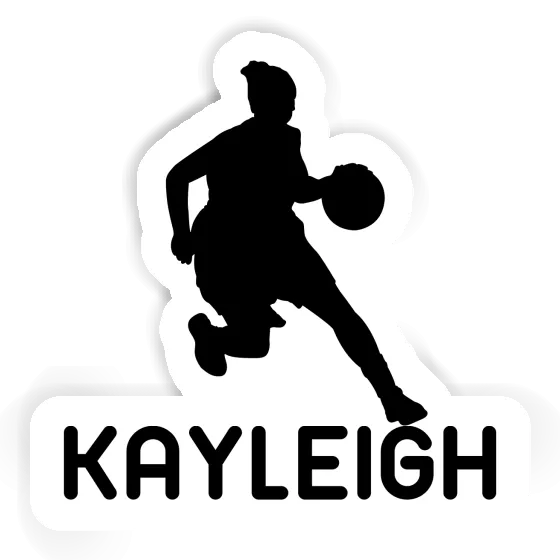 Basketball Player Sticker Kayleigh Notebook Image