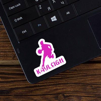 Kayleigh Sticker Basketball Player Laptop Image