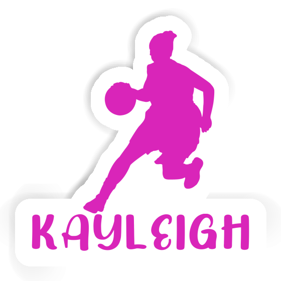 Kayleigh Sticker Basketball Player Notebook Image