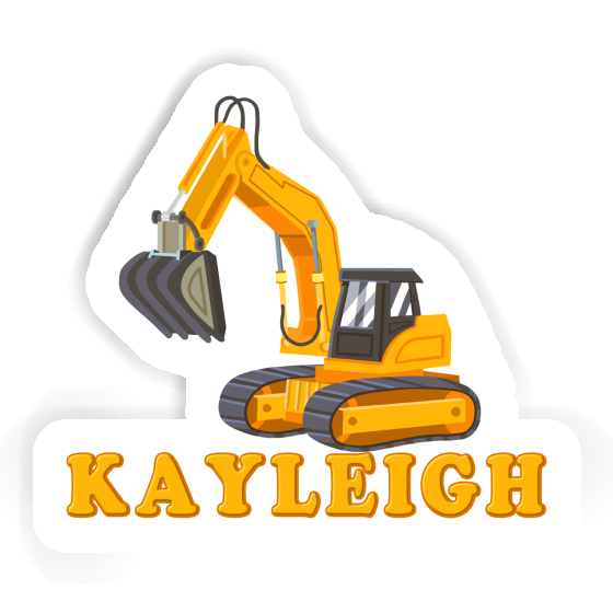 Excavator Sticker Kayleigh Laptop Image