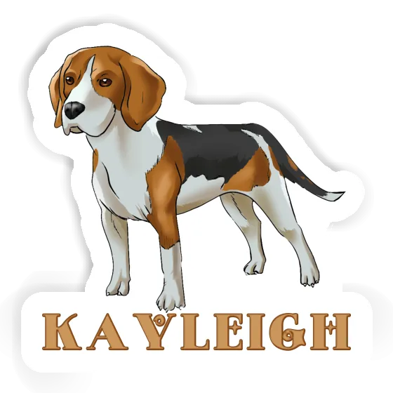 Beagle Autocollant Kayleigh Image