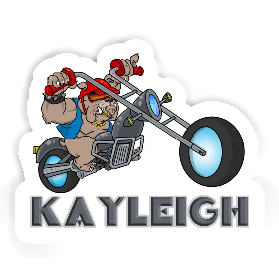 Biker Sticker Kayleigh Laptop Image