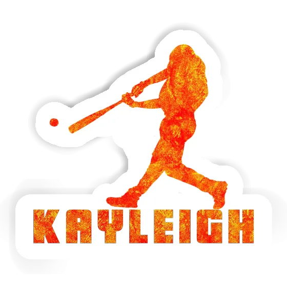 Aufkleber Baseballspieler Kayleigh Image