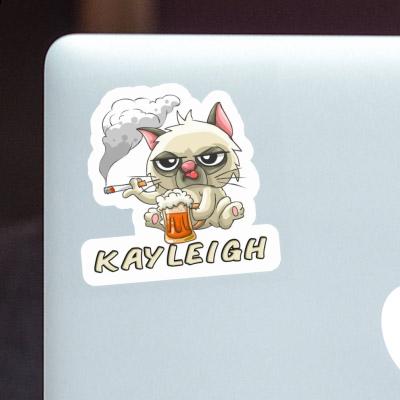 Sticker Smoking Cat Kayleigh Laptop Image