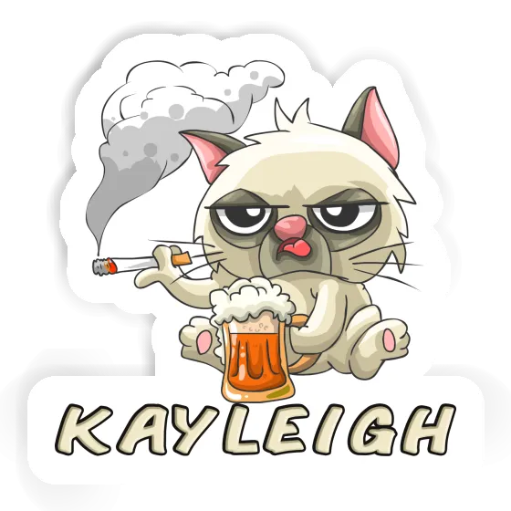 Sticker Smoking Cat Kayleigh Notebook Image