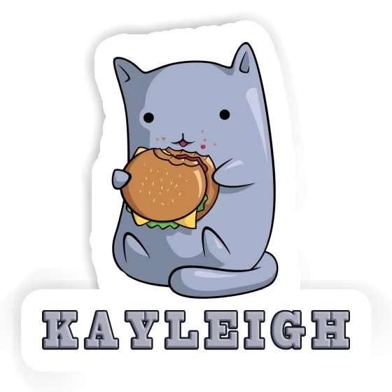 Sticker Hamburger Cat Kayleigh Gift package Image